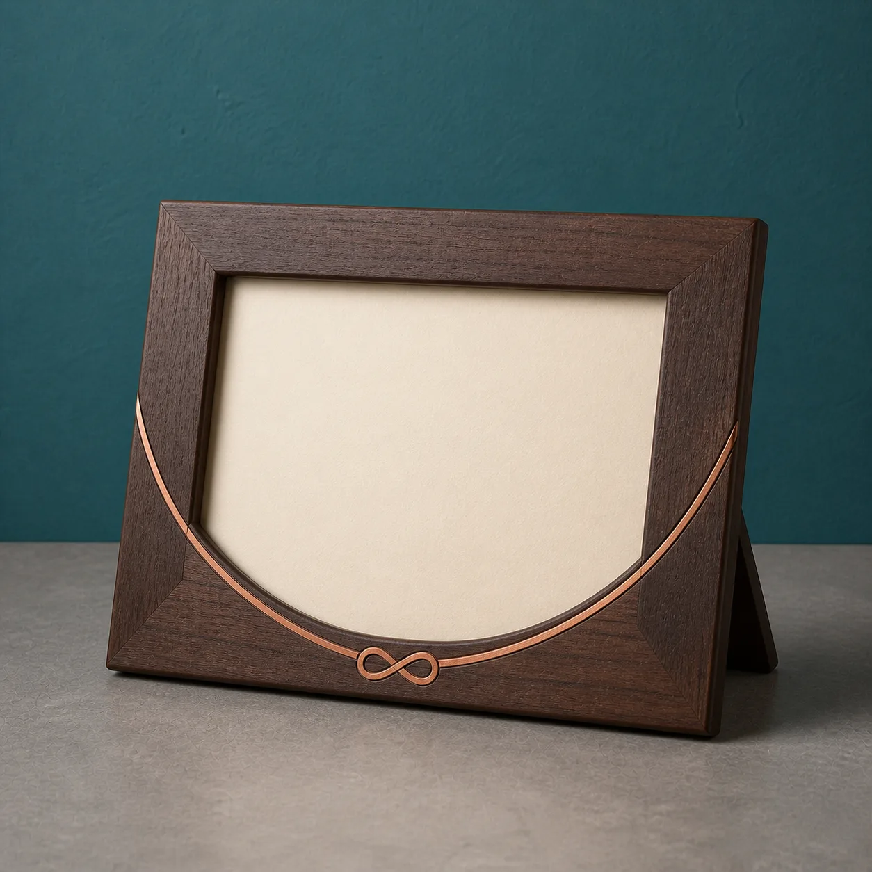 Infinity Arc Walnut Anniversary Frame